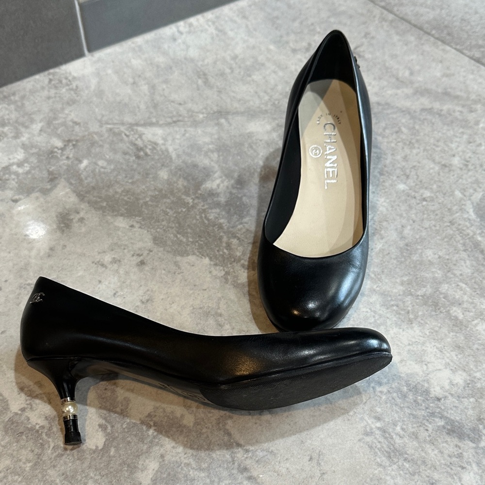 CHANEL NAPPA Leather Classic Heels